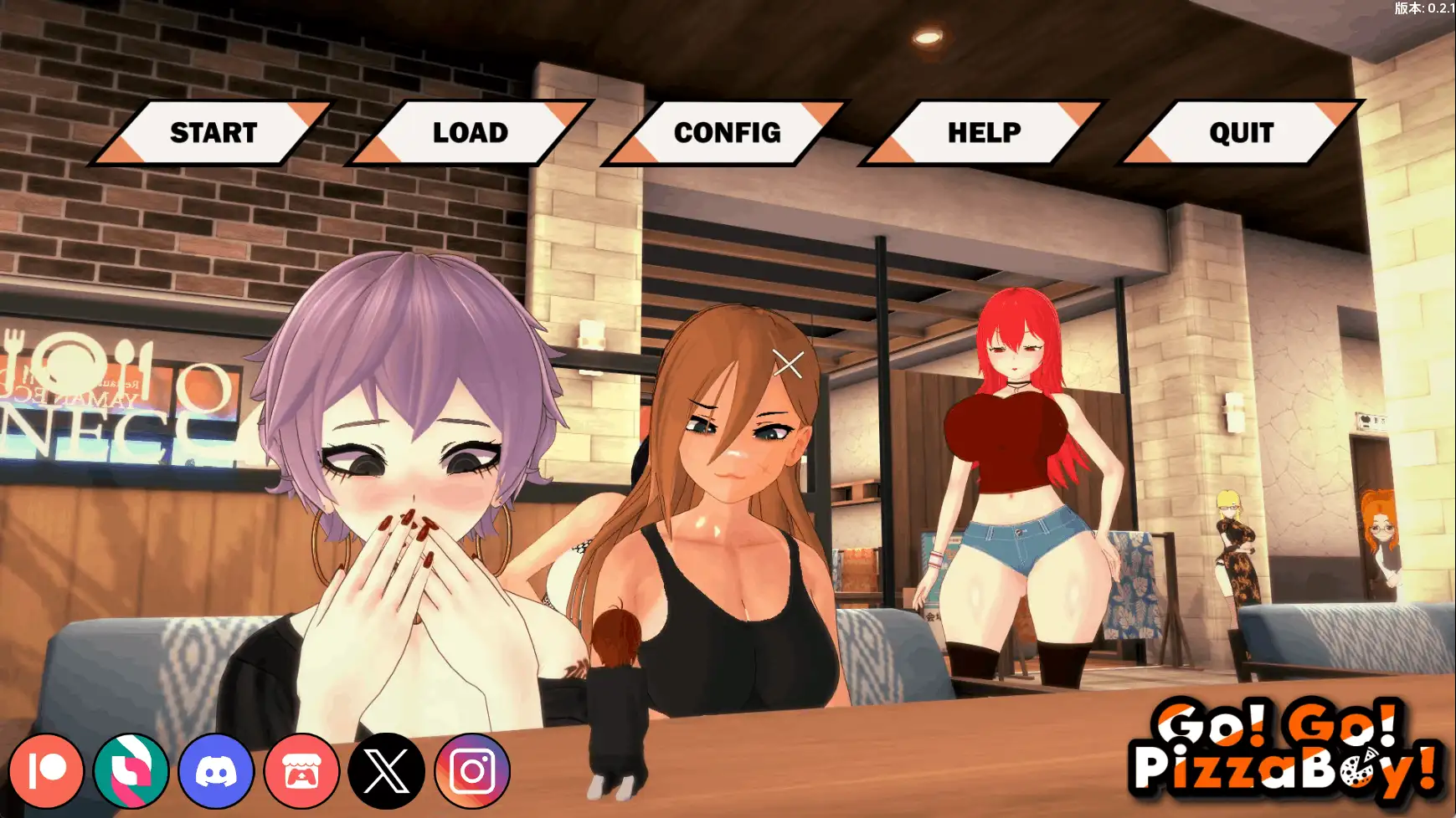 【日系SLG/汉化/动态】走!走!披萨男孩v0.2.1 AI版【PC+安卓/5.56G/更新】(别名:冲啊! 披萨小子!)